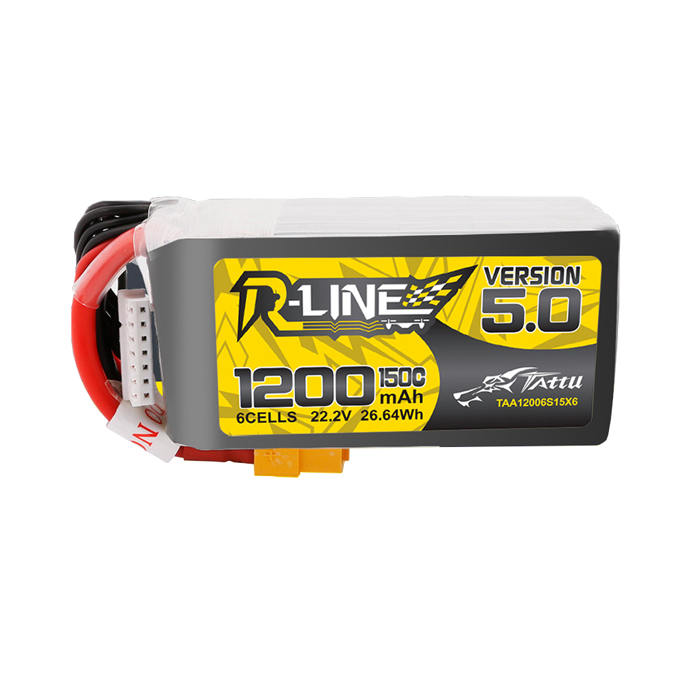 TATTU R-LINE 5.0 22.2V 1200mAh - Rc Hobby Line recension och pris