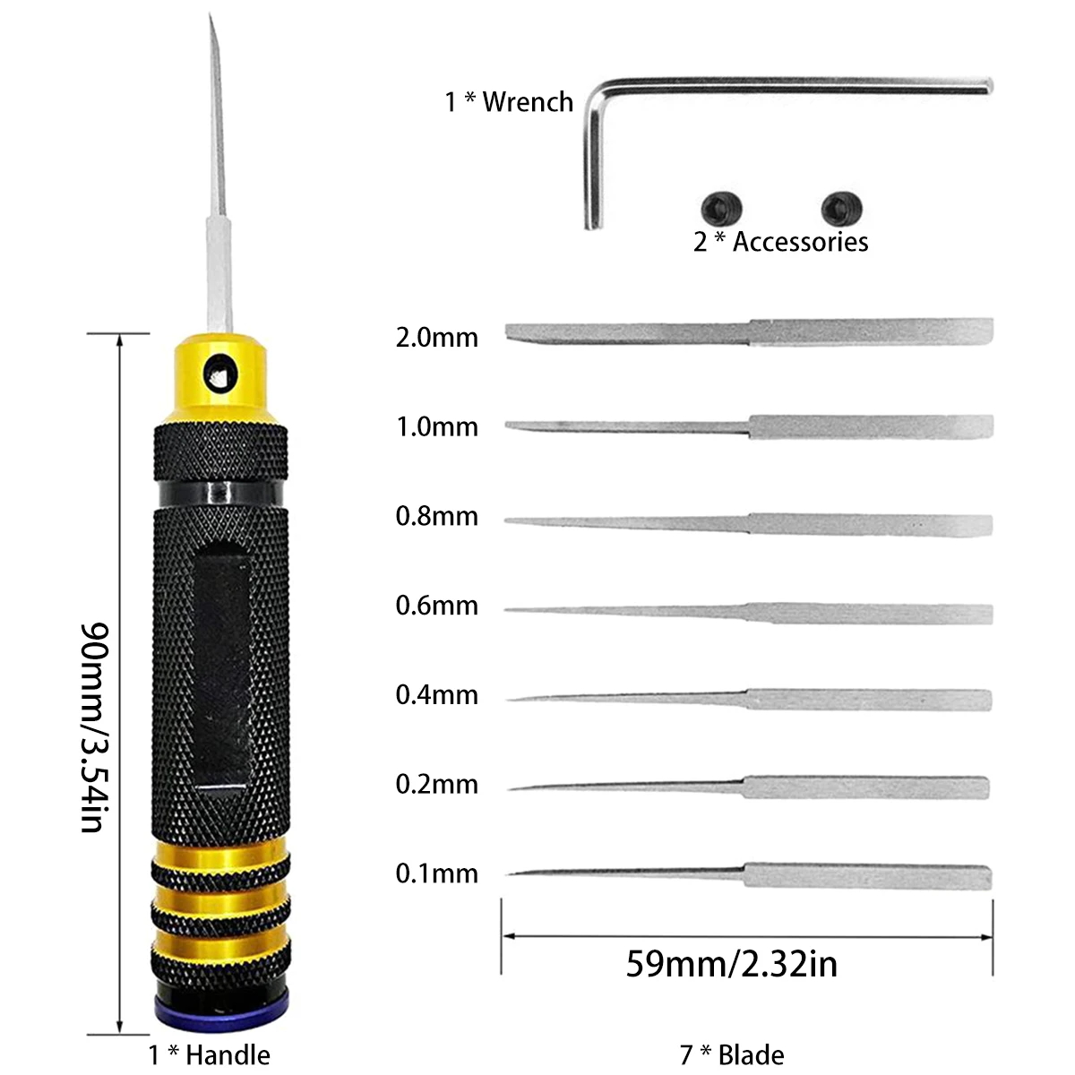 Model Chisel With Blades Gunda - Rc Hobby Line recension och pris